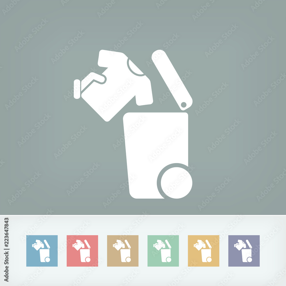 Separate waste collection icon Separate waste collection icon