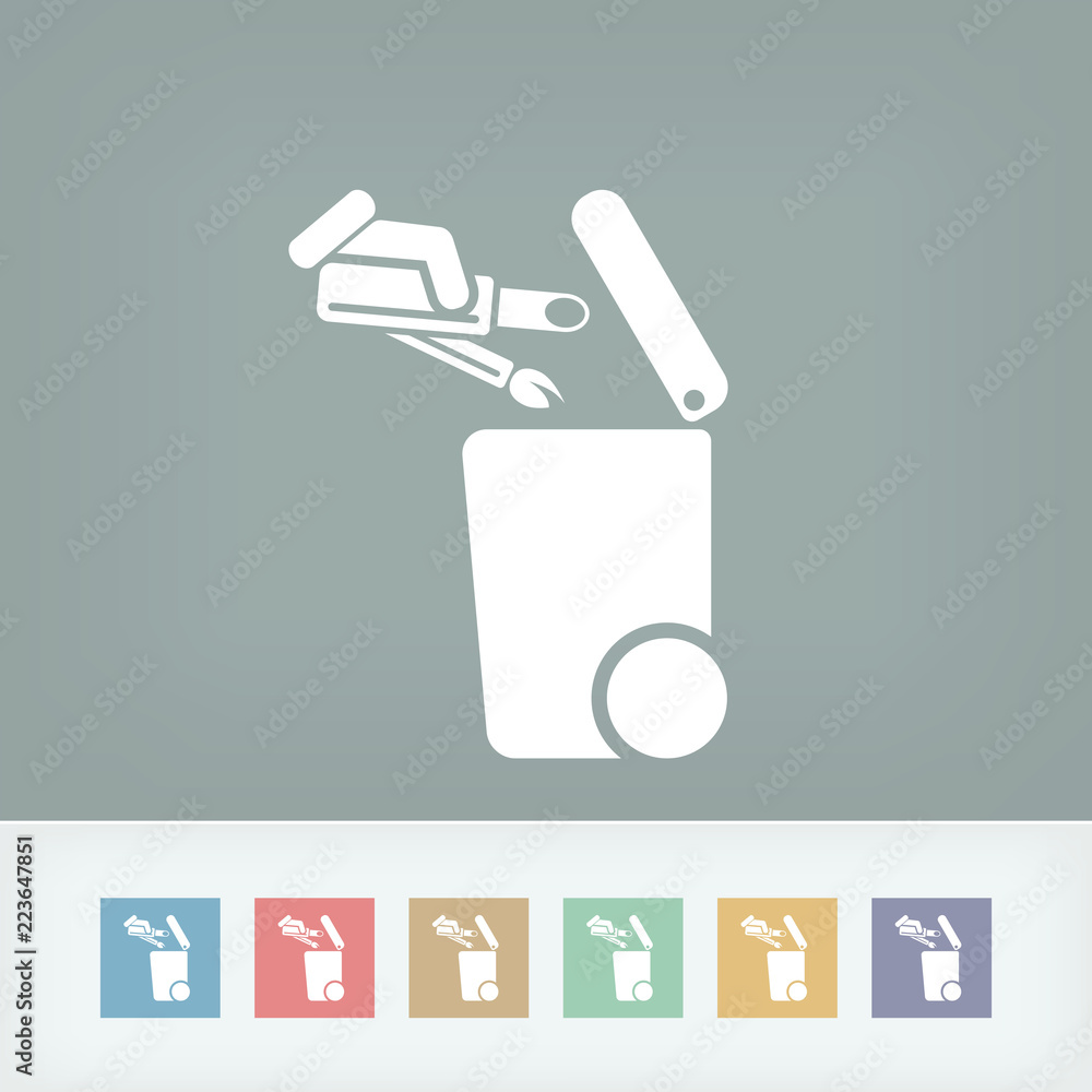 Separate waste collection icon Separate waste collection icon