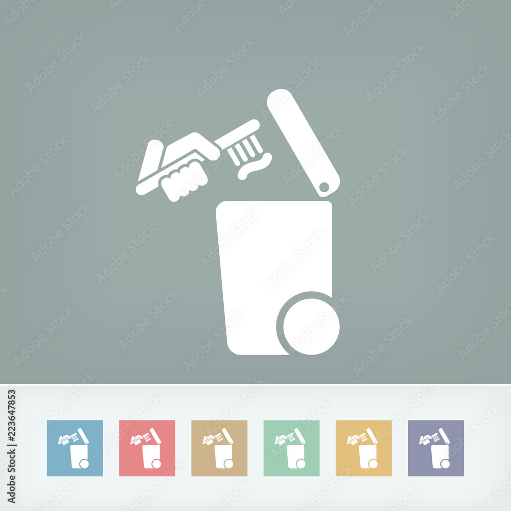 Separate waste collection icon Separate waste collection icon