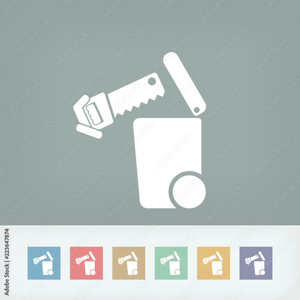 Separate waste collection icon Separate waste collection icon