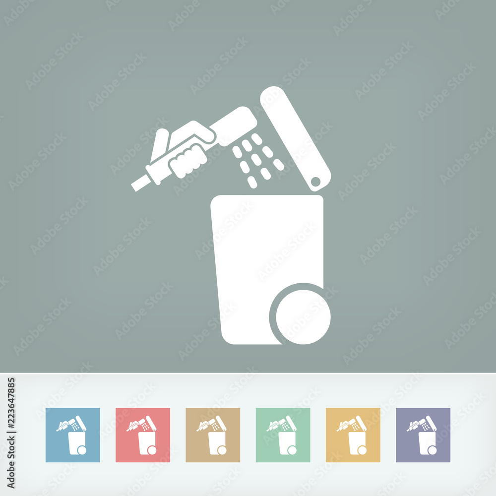 Separate waste collection icon Separate waste collection icon