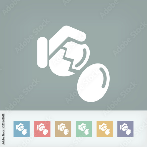 Eggs break