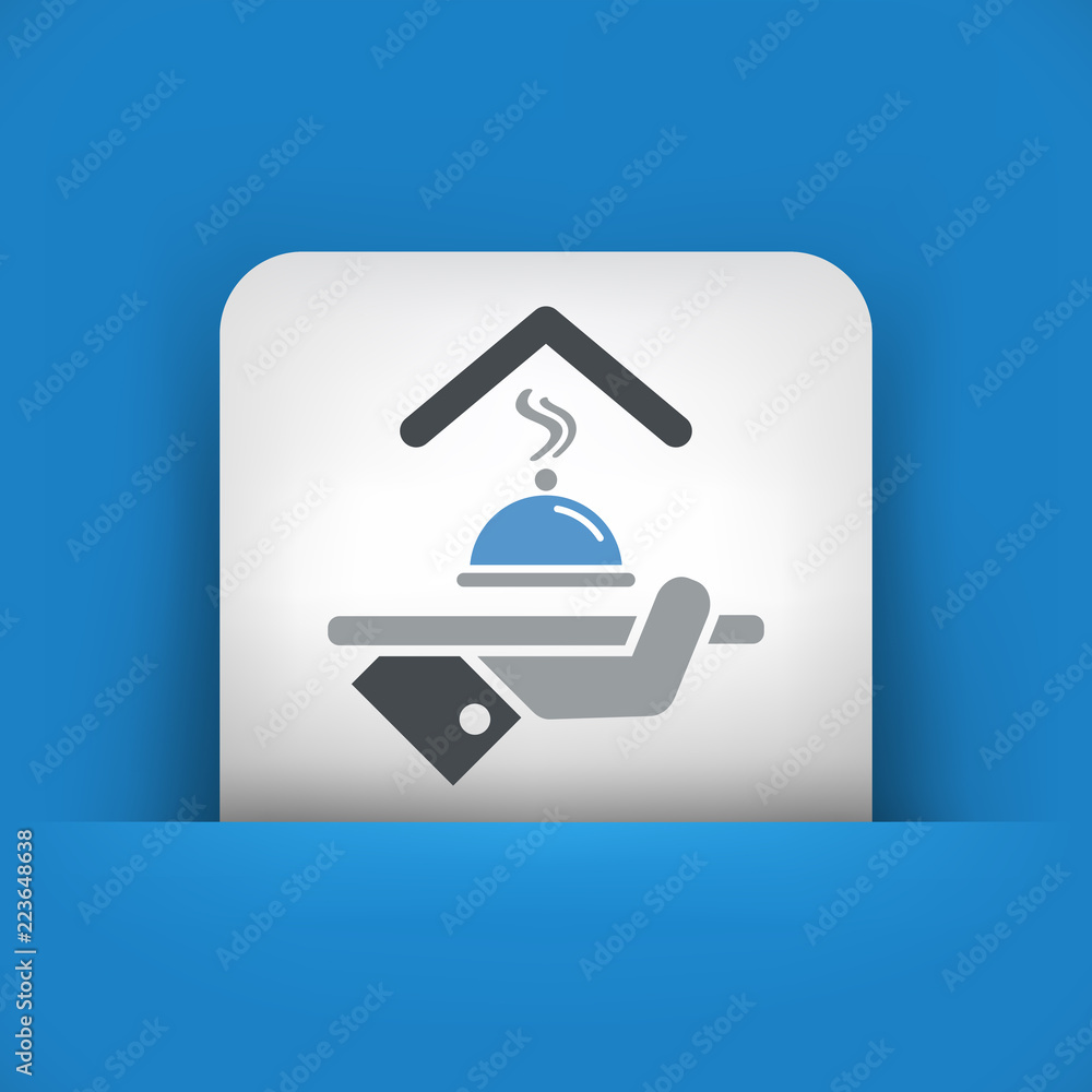 Hotel icons. Restaurant service. Hotel icons. Restaurant service.