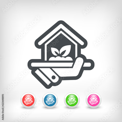 Indoors garden icon
