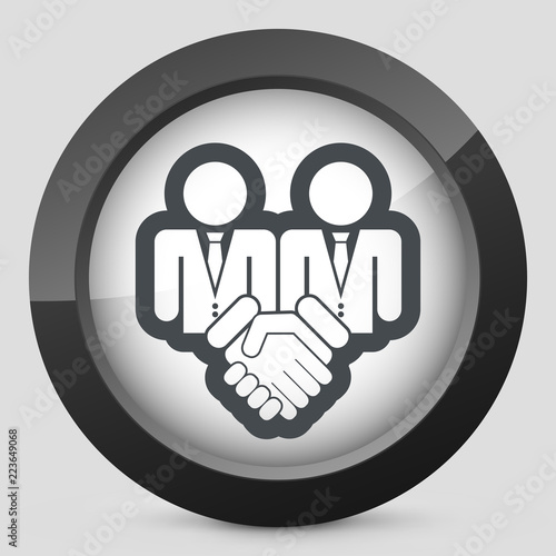 Corporate agreement icon