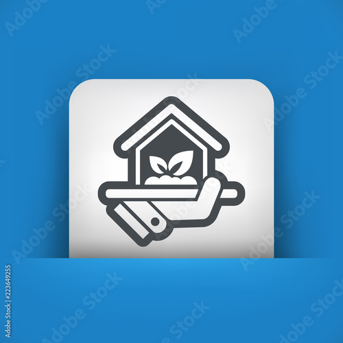 Indoors garden icon