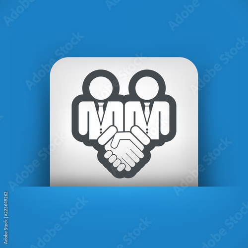 Corporate agreement icon