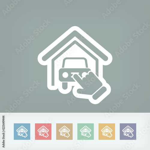 Car service icon