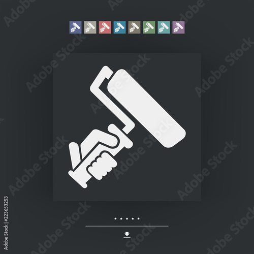 Painter roll symbol