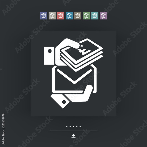 Bribe icon - Sterling