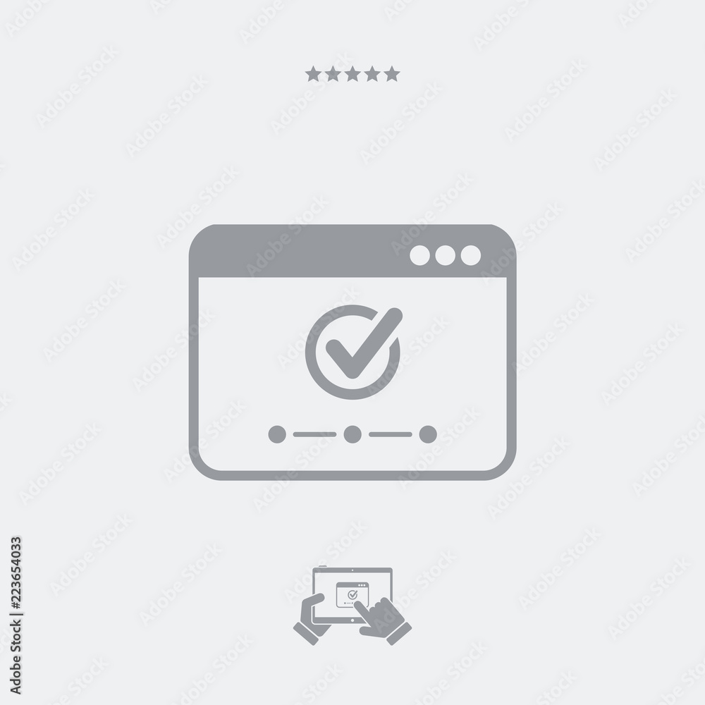 Checked network icon Checked network icon