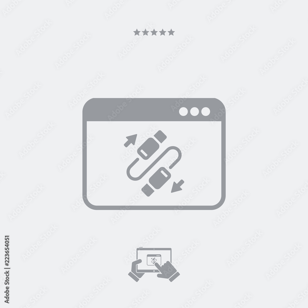 Cable box setting icon Cable box setting icon