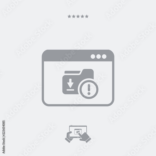 Insecure download alert