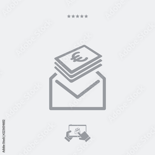 Corruption concept flat icon