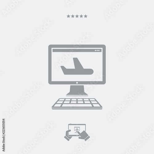 Airline web services icon