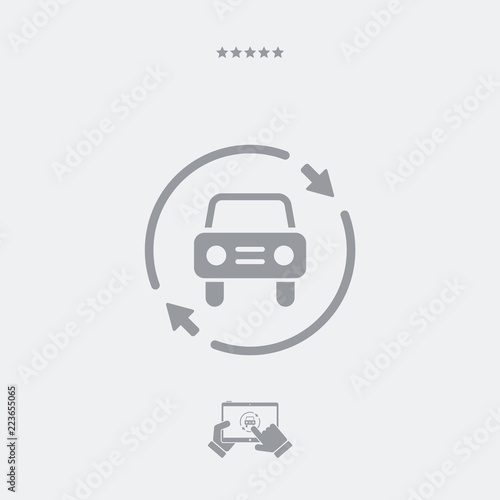 Car services renew icon