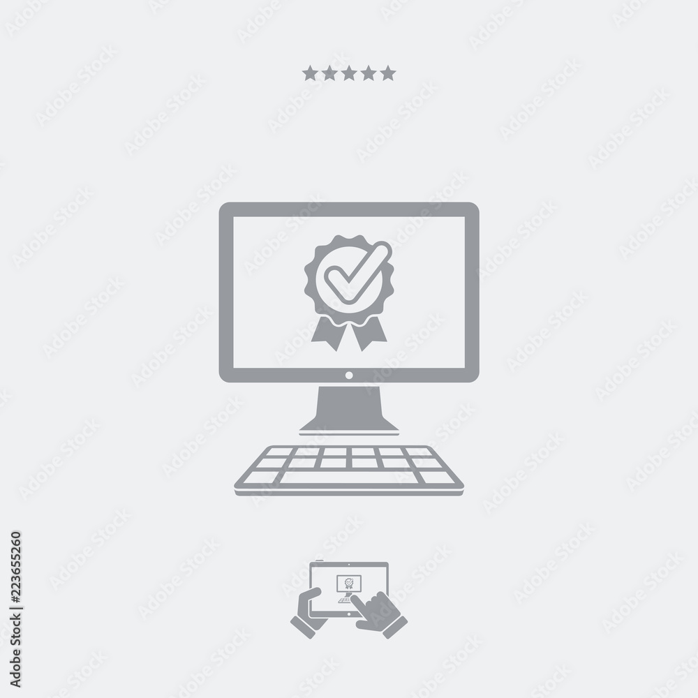 Best computer system icon Best computer system icon