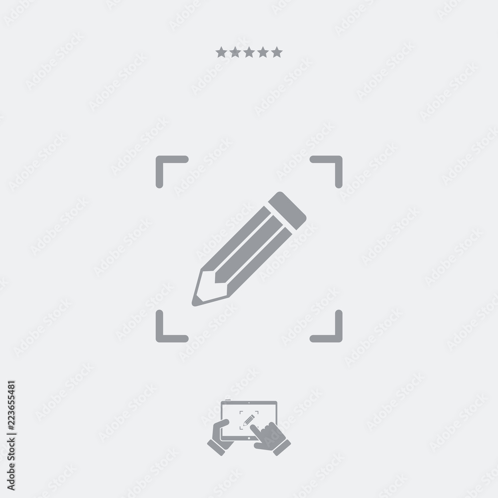 Customized design service icon Customized design service icon
