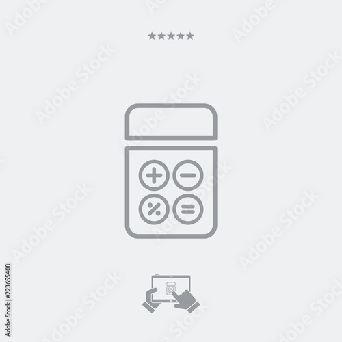 Calculator application flat icon Free Download Calculator application flat icon - GFXLoad