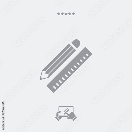 Design project flat icon
