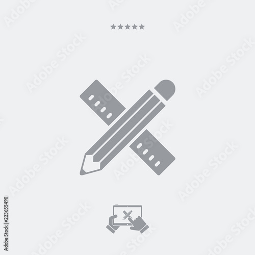 Project design concept icon