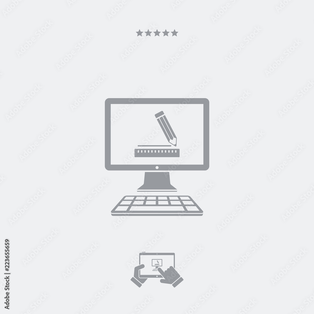Software for design icon Software for design icon