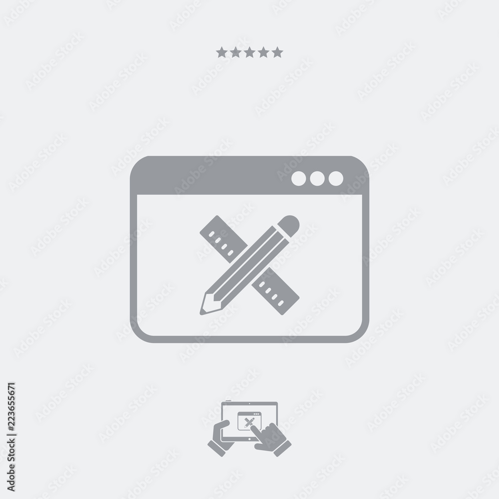 Software for design icon Software for design icon