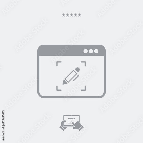 Customized digital service icon