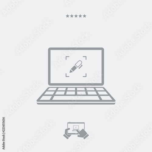 Customized digital service icon