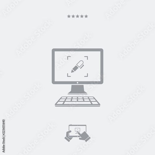 Customized digital service icon