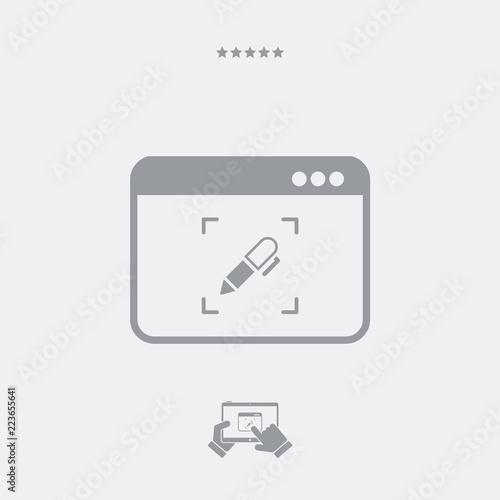Customized digital service icon