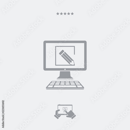 Customized web services icon