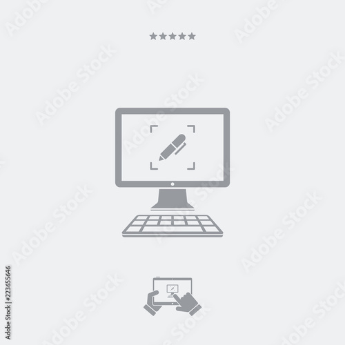 Customized digital service icon