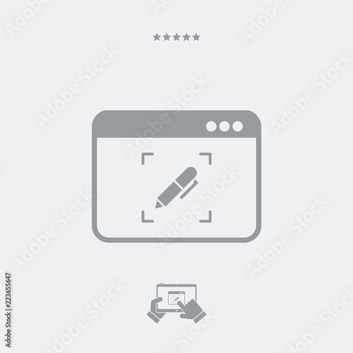 Customized digital service icon