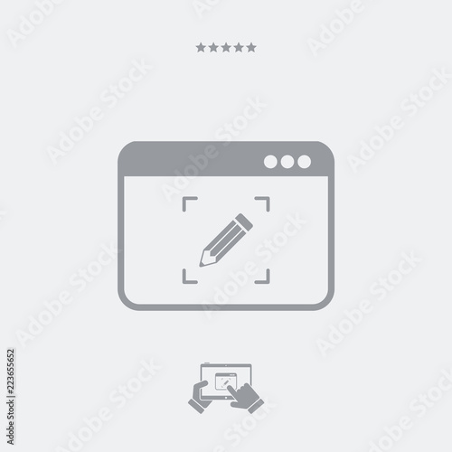 Customized digital service icon