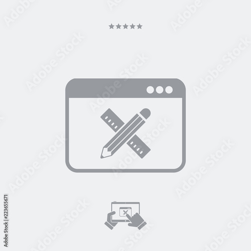 Software for design icon