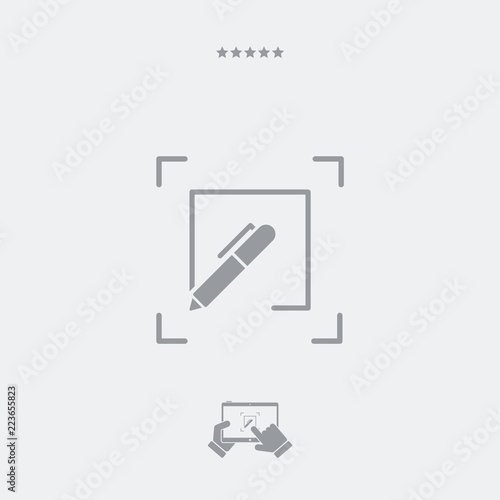 Personalized services flat icon