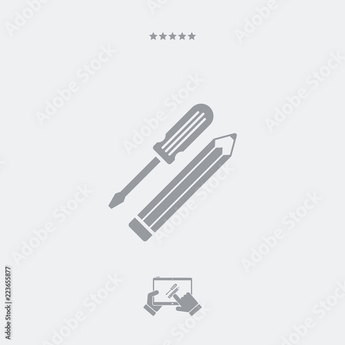 Custom assistance services icon