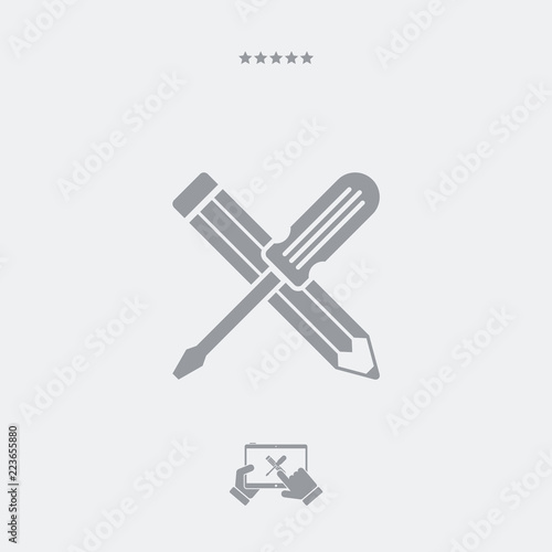 Custom assistance services icon