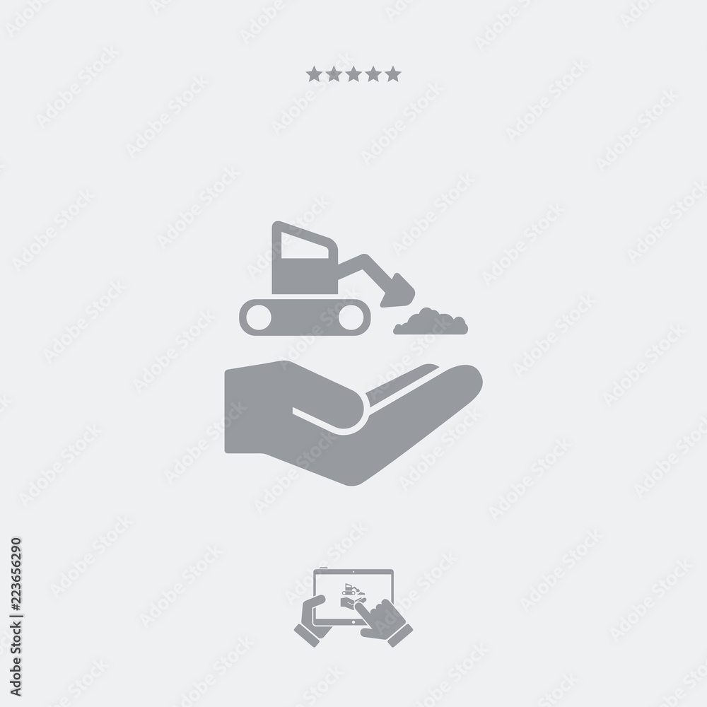 Service offer - Work in progress - Minimal icon Service offer - Work in progress - Minimal icon