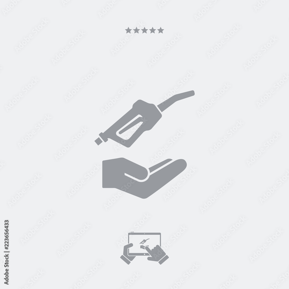 Gas Station service - Minimal icon Gas Station service - Minimal icon