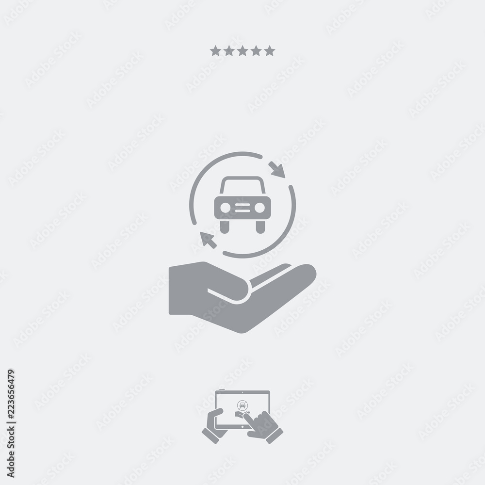 Car services - Minimal modern icon Car services - Minimal modern icon