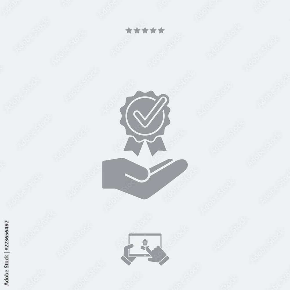 Checkmark symbol - Minimal modern icon Checkmark symbol - Minimal modern icon