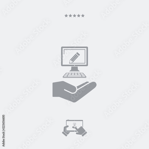 Web design - Minimal modern icon