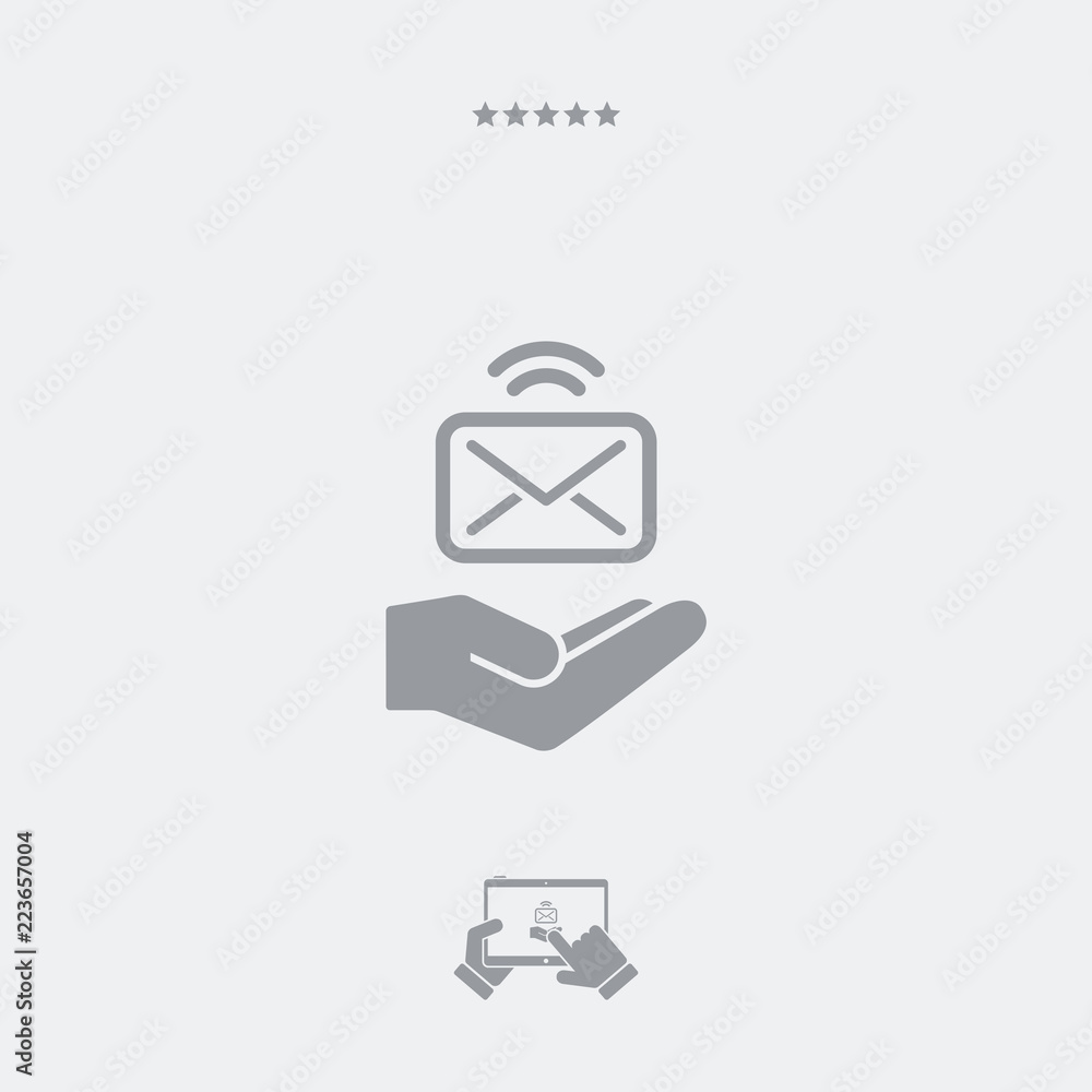 Mail services - Minimal icon Mail services - Minimal icon