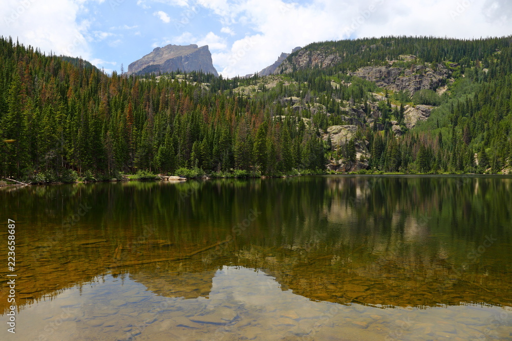 Bear Lake, Rocky Mountain National Park in Colorado, USA.