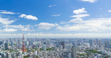 東京風景・青空と雲