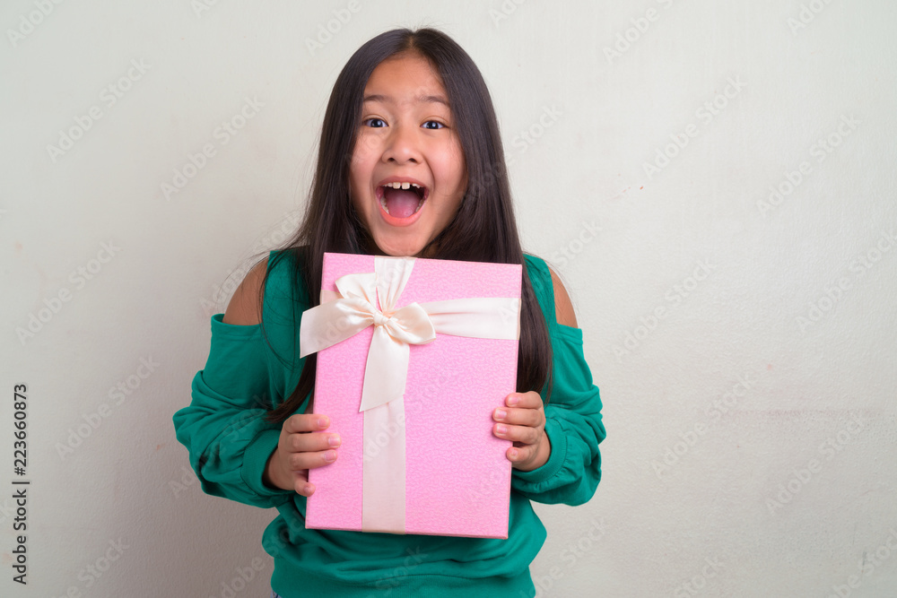 Portrait of young cute Asian girl wearing stylish clothes Portrait of young cute Asian girl wearing stylish clothes