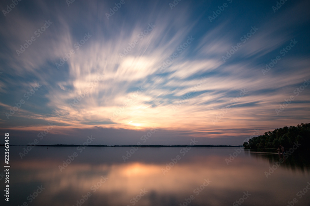 Obraz premium Lac du temple