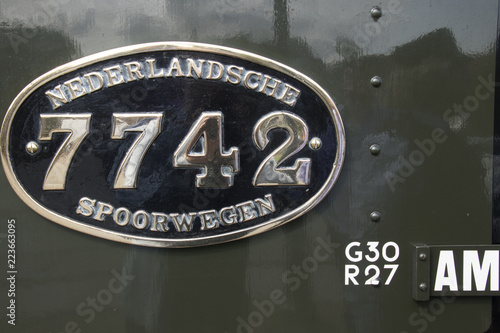 Historical old train still in use  due to volunteers